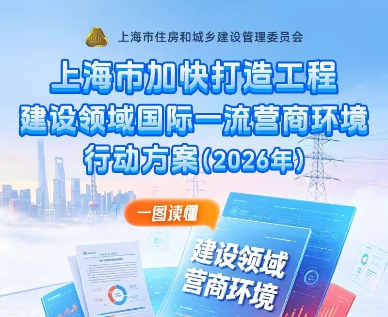 《上海市加快打造工程建设领域国际一流营商环境行动方案（2026年）》印发